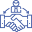 Representation in negotiations of a resolution.